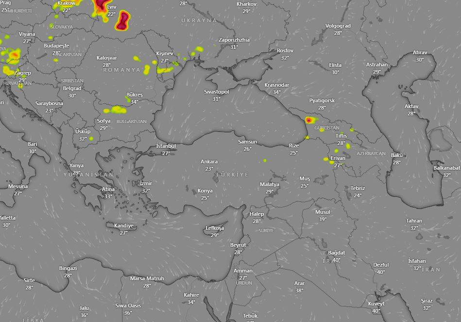 Kars ve Ardahan çevreleri için sağanak uyarısı 10